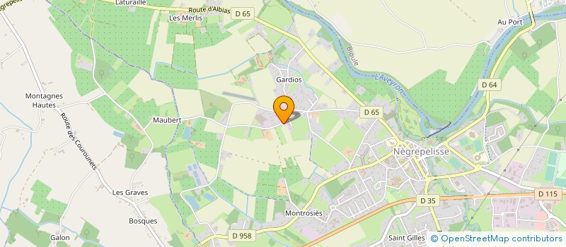 localisation de l'entreprise SARL CHEVILLEY à NEGREPELISSE
