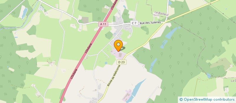 localisation de l'entreprise SARL CHEVREUX PERE ET FILS à LA CHAPELLE-D'ALIGNE