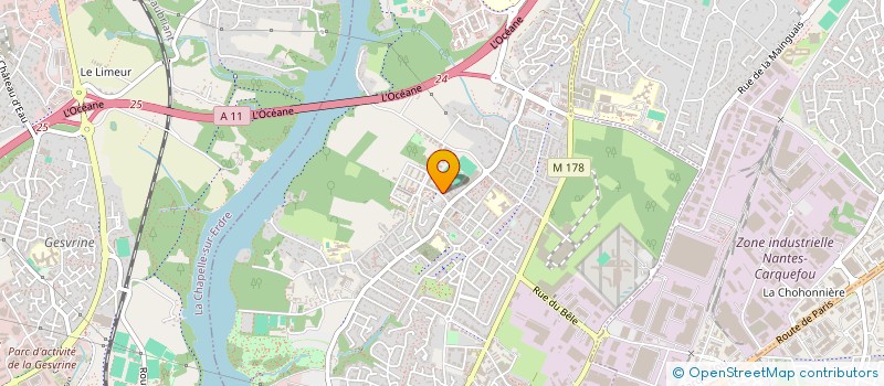 localisation de l'entreprise SARL CHEVRIER à NANTES
