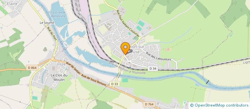 localisation de l'entreprise SARL CHEVRIER LAURENT  NOUVION-SUR-MEUSE