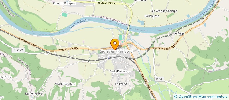 localisation de l'entreprise SARL CHEZ DAVID ET VALERIE  SIORAC-EN-PERIGORD