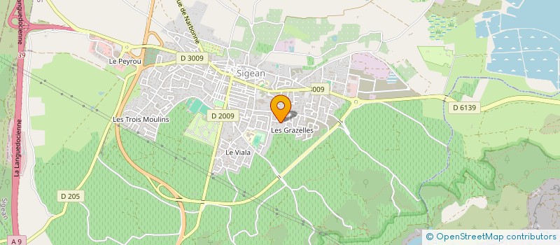 localisation de l'entreprise SARL CHEZ DOMY & CO à SIGEAN