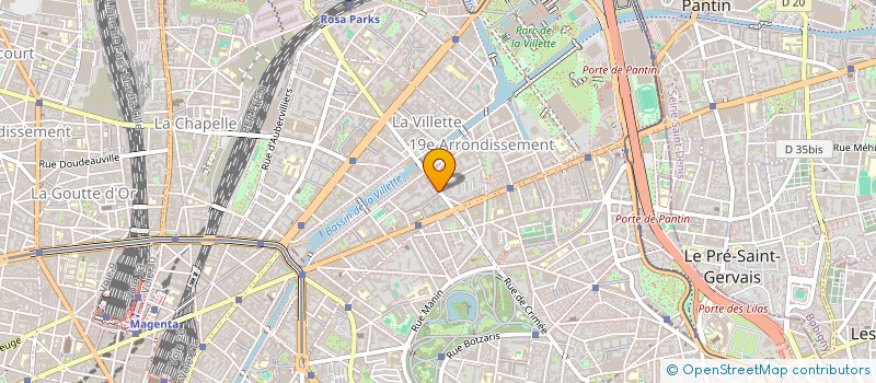 localisation de l'entreprise SARL CHEZ FANTA  PARIS