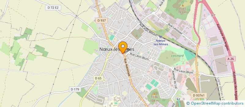 localisation de l'entreprise SARL CHEZ FRANCOISE  NUX-LES-MINES