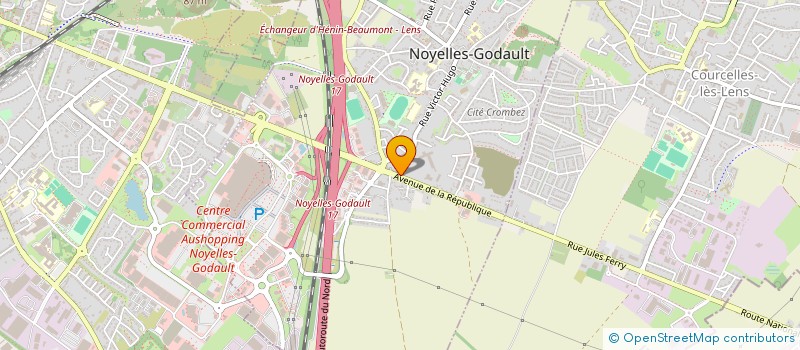 localisation de l'entreprise SARL CHEZ FRED  NOYELLES-GODAULT