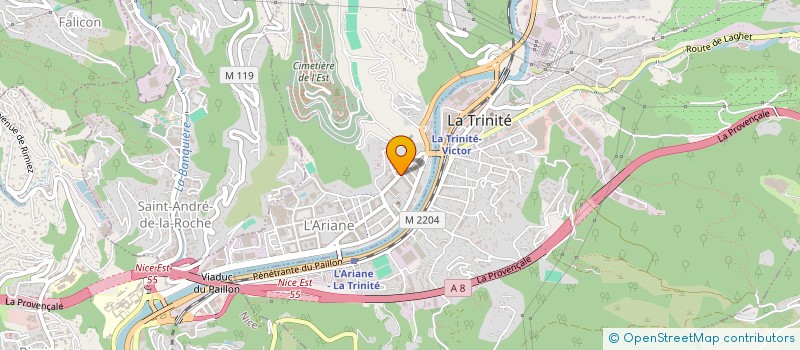 localisation de l'entreprise SARL CHEZ FRED ET NELLY à NICE