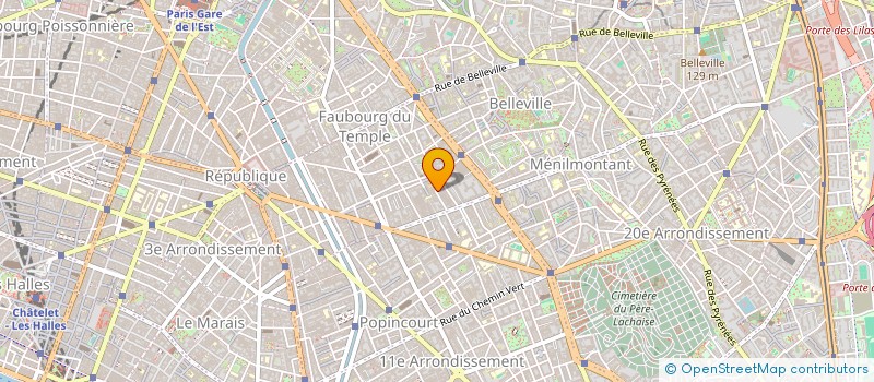 localisation de l'entreprise SARL CHEZ HU à PARIS