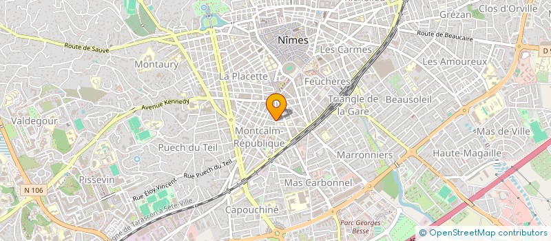 localisation de l'entreprise SARL CHEZ JEANNOT à NIMES