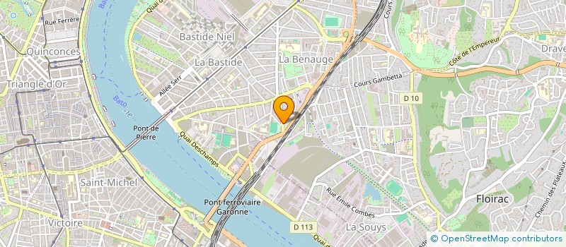 localisation de l'entreprise SARL CHEZ KIKI ET CHOUCHOU LE TREGEY  BORDEAUX