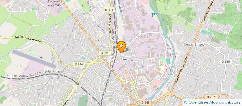 localisation de l'entreprise SARL CHEZ LEO à MONTLUCON