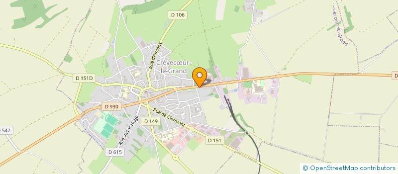 localisation de l'entreprise SARL CHEZ LUDWIG  CREVECUR-LE-GRAND