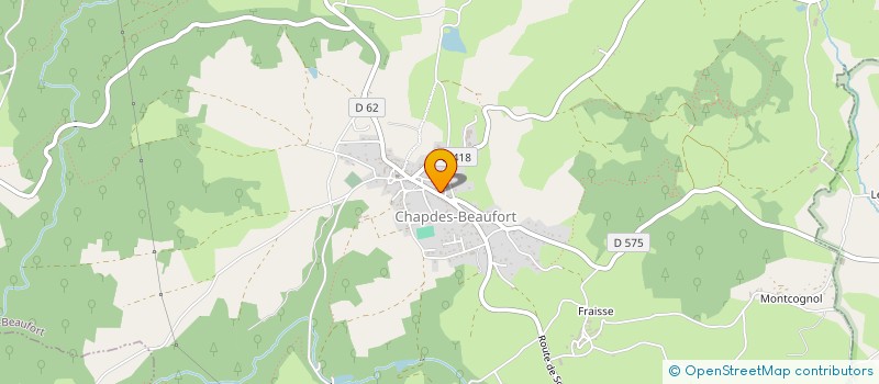 localisation de l'entreprise SARL CHEZ MARCELLE  CHAPDES-BEAUFORT