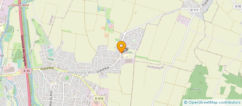 localisation de l'entreprise SARL CHEZ MARGUERITE - GITES A LA FERME  HORBOURG-WIHR