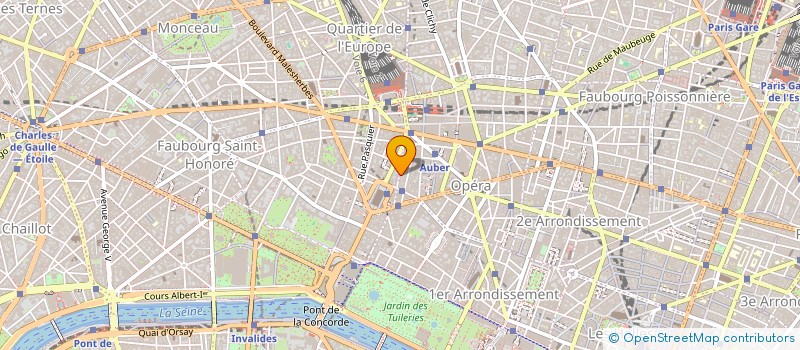 localisation de l'entreprise SARL CHEZ MARIO à PARIS