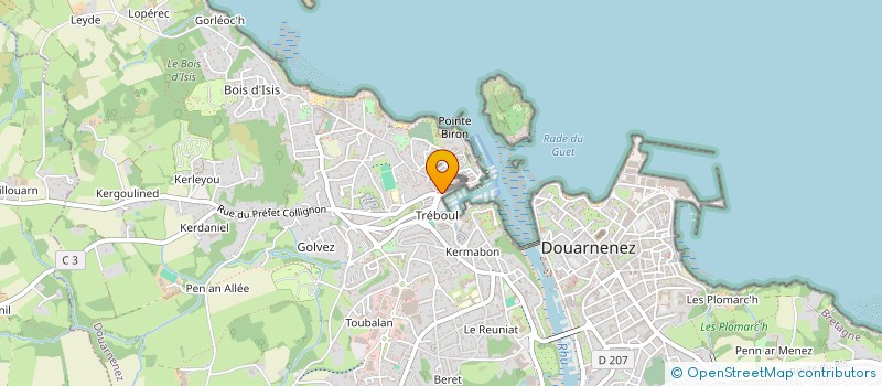 localisation de l'entreprise SARL CHEZ MAXIME  DOUARNENEZ