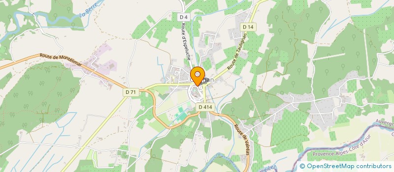 localisation de l'entreprise SARL CHEZ MAXOU  GRIGNAN