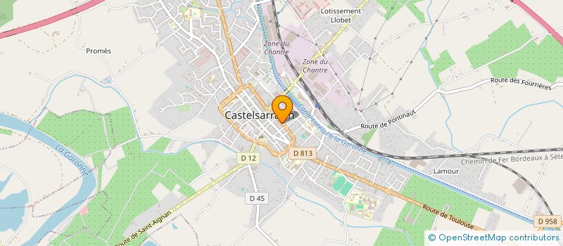 localisation de l'entreprise SARL  CHEZ MER'GRAND à CASTELSARRASIN