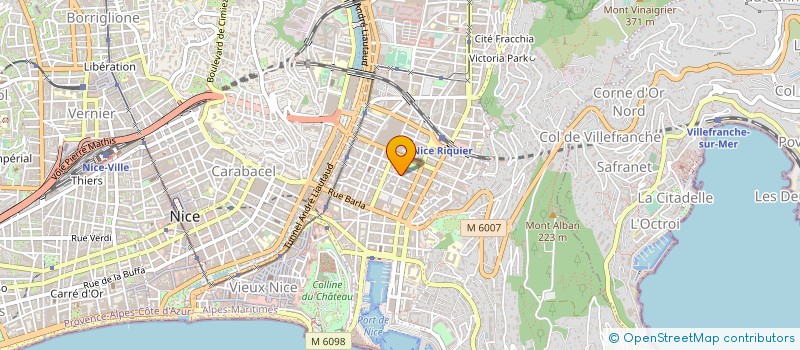 localisation de l'entreprise SARL CHEZ SAM II à NICE