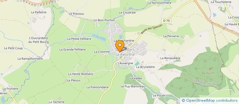 localisation de l'entreprise SARL CHEZ SOLANGE à SAINT-MARS-LA-REORTHE