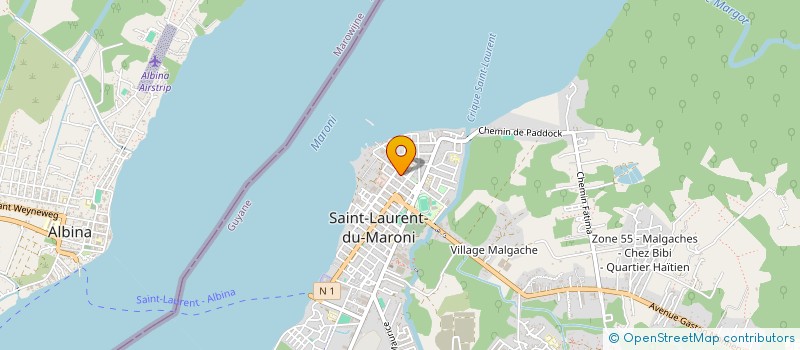 localisation de l'entreprise SARL CHEZ TEDDYNHO à SAINT-LAURENT-DU-MARONI