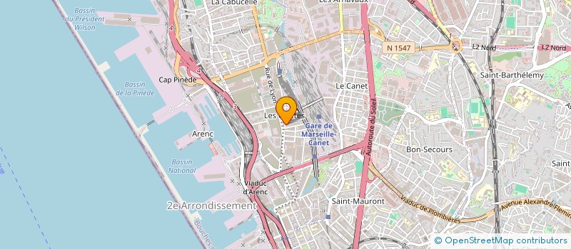 localisation de l'entreprise SARL CHEZ ZOCCOLA à MARSEILLE