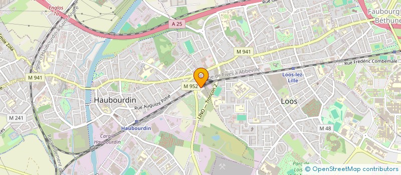 localisation de l'entreprise SARL CHICKADO  HAUBOURDIN