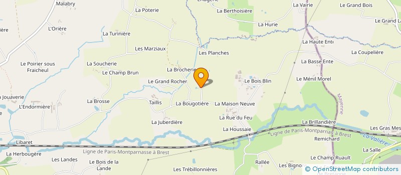 localisation de l'entreprise SARL CHOBLET à POCE-LES-BOIS