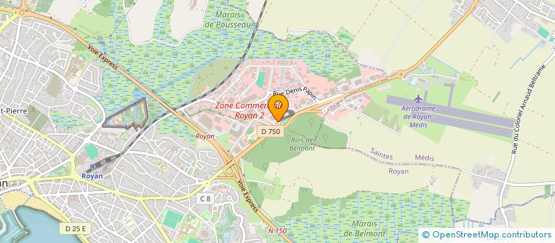 localisation de l'entreprise SARL CHOCOFIL  ROYAN