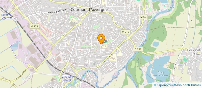 localisation de l'entreprise SARL CHOCOLA'THE à COURNON-D'AUVERGNE