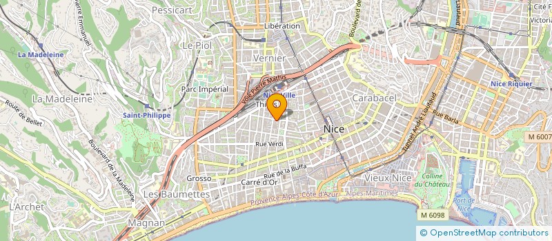 localisation de l'entreprise SARL CHOCOLATINE à NICE