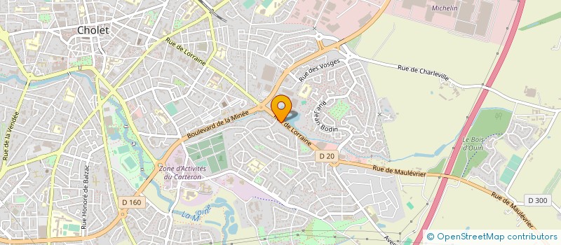 localisation de l'entreprise SARL CHOKU REI à CHOLET