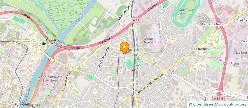 localisation de l'entreprise SARL CHOLETEX à ANGERS