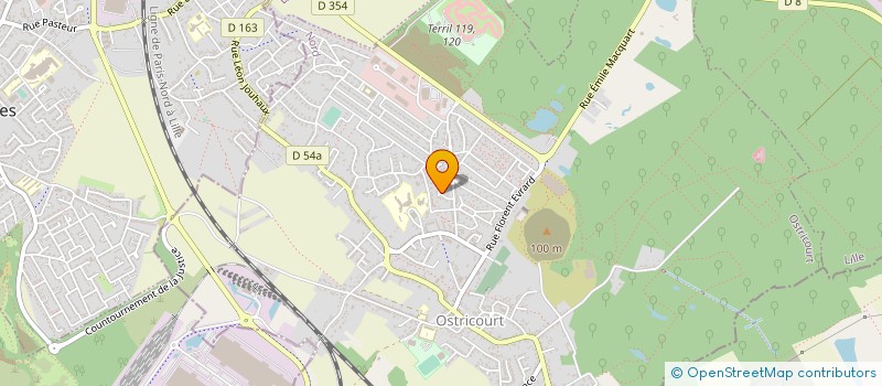 localisation de l'entreprise SARL CHOLETTE  OSTRICOURT