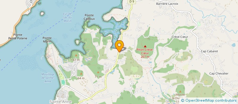 localisation de l'entreprise SARL CHOLLET  SAINTE-ANNE