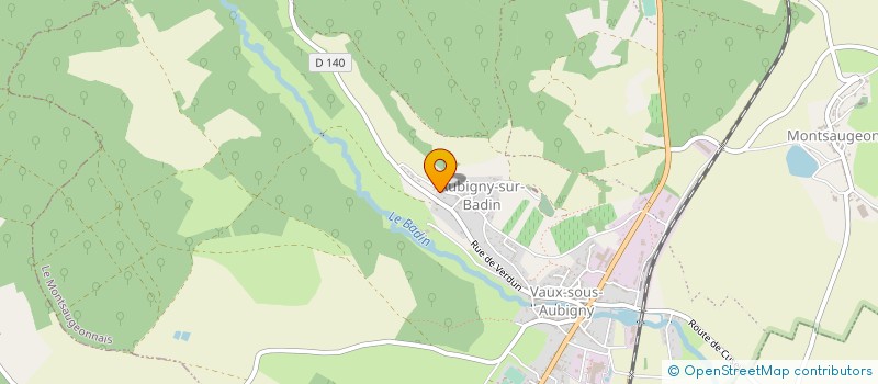 localisation de l'entreprise SARL CHONE à LE MONTSAUGEONNAIS