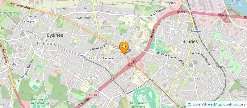 localisation de l'entreprise SARL CHOPARD SANDRINE  EYSINES