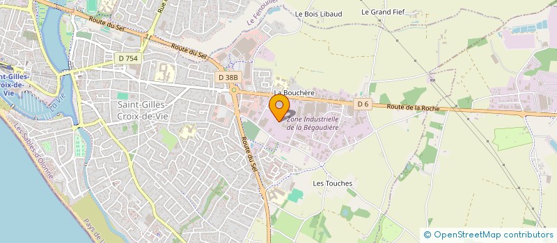 localisation de l'entreprise SARL CHOPIN à SAINT-GILLES-CROIX-DE-VIE