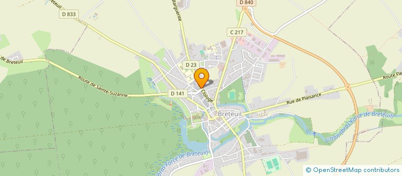 localisation de l'entreprise SARL CHOPIN  BRETEUIL