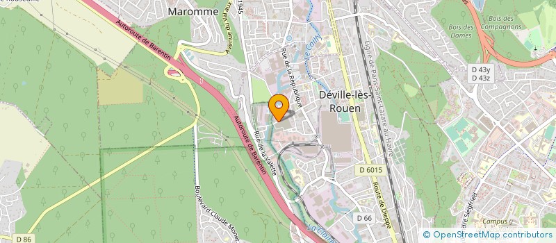 localisation de l'entreprise SARL CHOPPER AND CO à DEVILLE-LES-ROUEN