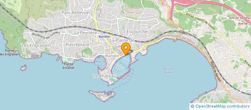 localisation de l'entreprise SARL CHOSES à BANDOL
