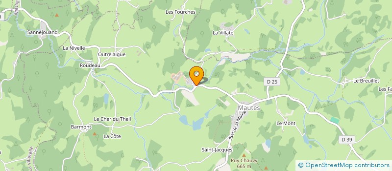 localisation de l'entreprise SARL CHOSSON à MAUTES