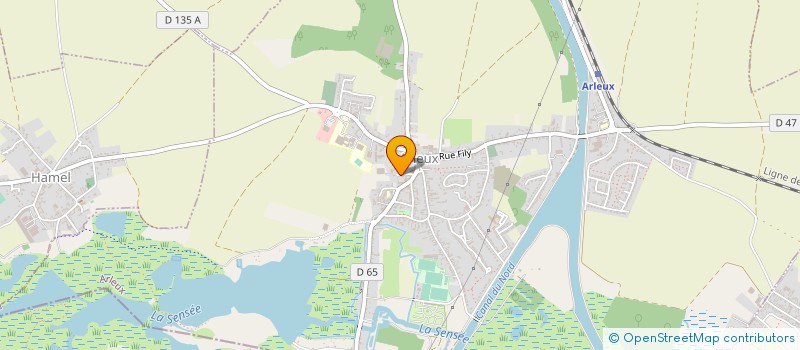 localisation de l'entreprise SARL CHOTEAU ARLEUX à ARLEUX