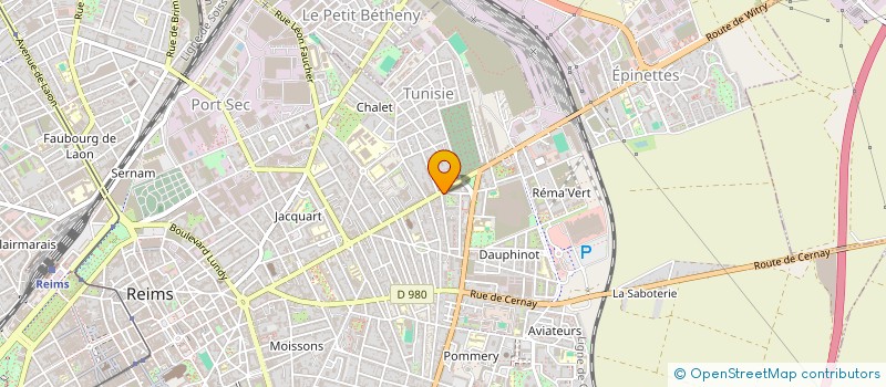 localisation de l'entreprise SARL CHOUBAT à REIMS