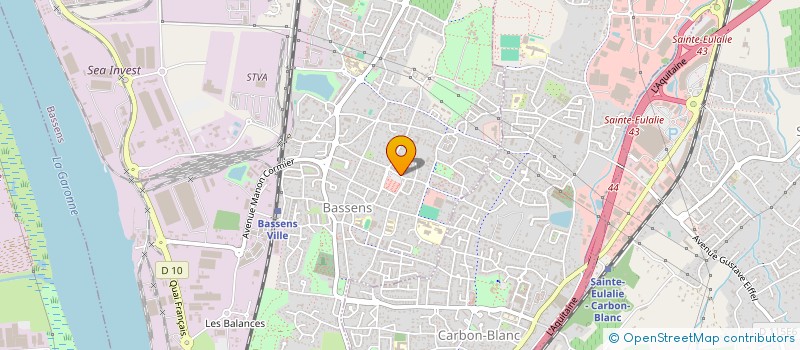 localisation de l'entreprise SARL CHOUC  BASSENS