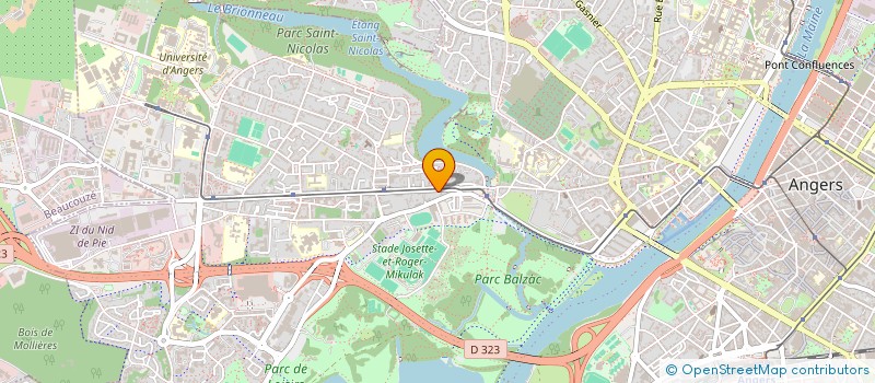 localisation de l'entreprise SARL CHOVEAU DIDIER à ANGERS