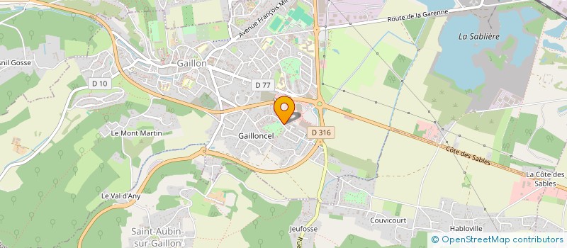 localisation de l'entreprise SARL CHRETIEN à GAILLON