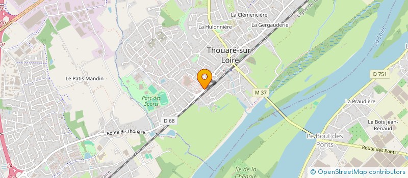 localisation de l'entreprise SARL CHRIMIAL à THOUARE-SUR-LOIRE