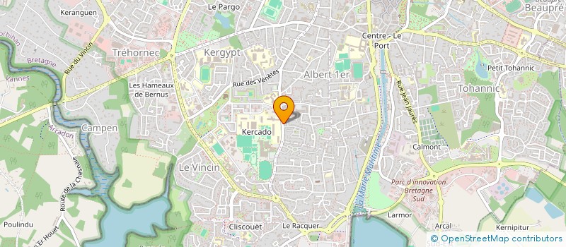 localisation de l'entreprise SARL CHRIS CONDUITE à VANNES