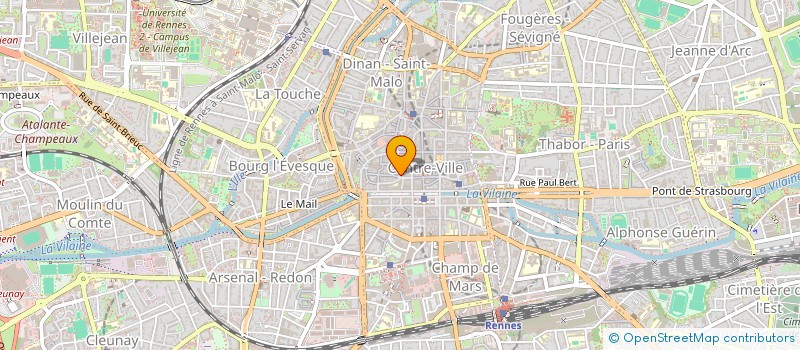 localisation de l'entreprise SARL CHRIS J OSE  RENNES