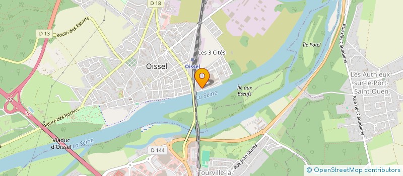 localisation de l'entreprise SARL CHRIS N'CO  OISSEL